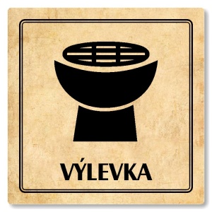 Výlevka, 80x80mm, pergamen, Utah